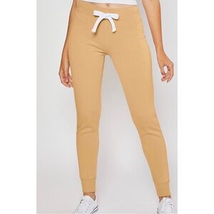 Women's Tan Jogger Pants